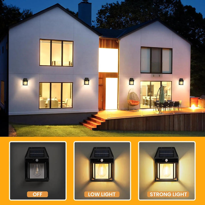 BowLift | Solar Wall Light – Weatherproof Outdoor Lighting with Sensor