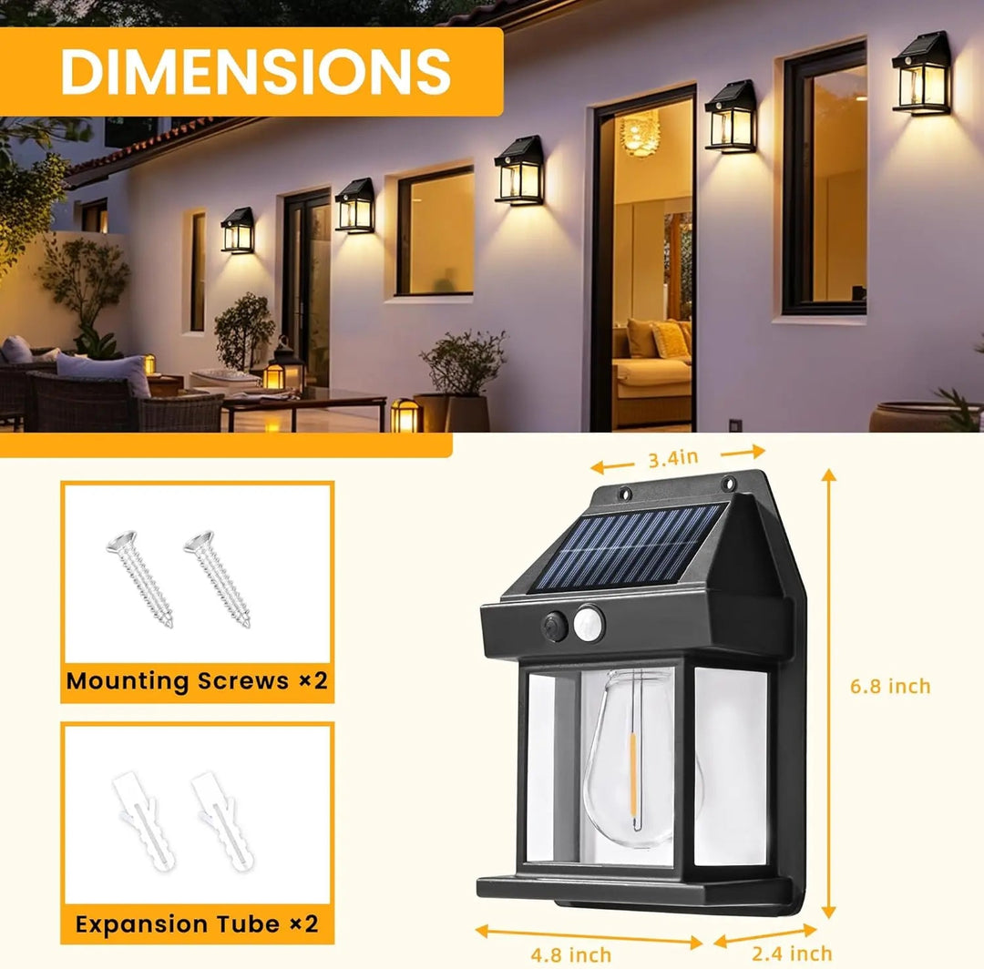 BowLift | Solar Wall Light – Weatherproof Outdoor Lighting with Sensor