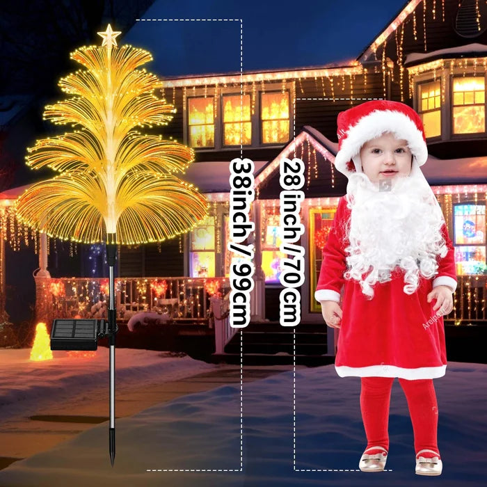 BowLift | Illuminate your garden with magical light from the set of 3 solar jellyfish lamps.