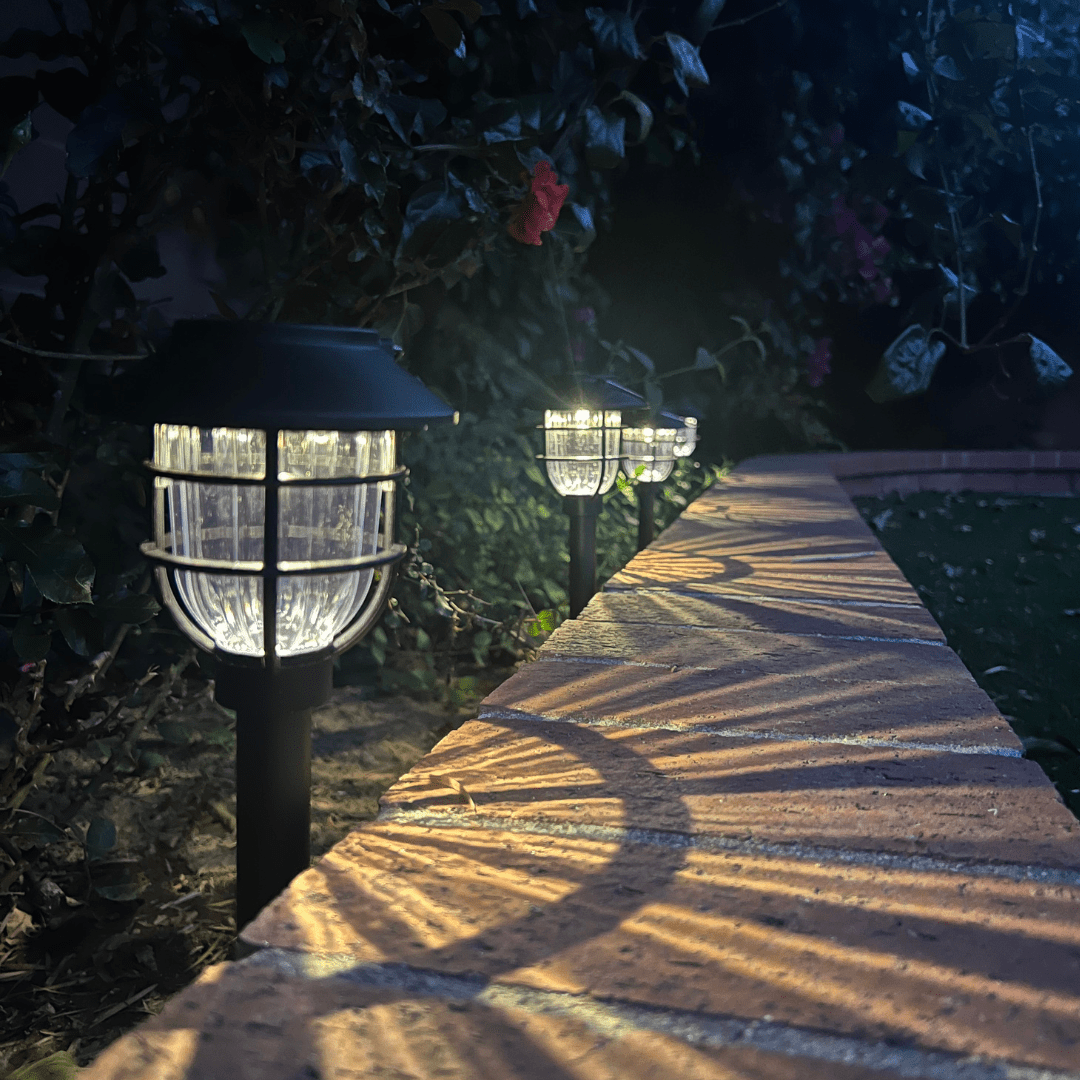 BowLift | Solar-powered LED Garden Path Lights for Safe & Decorative Outdoor Lighting (Set of 2)