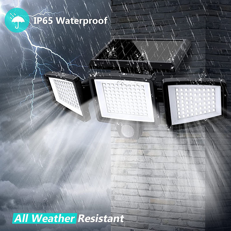 Solar LED Security Light with Motion Sensor - Super Bright Outdoor Lighting for Garden, Garage and Driveway | Bowlift
