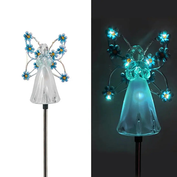 BowLift | Solar-powered angel garden light – Waterproof memorial decoration for outdoor areas!