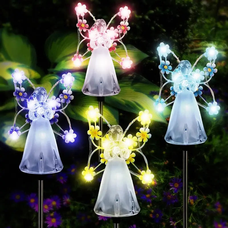 BowLift | Solar-powered angel garden light – Waterproof memorial decoration for outdoor areas!