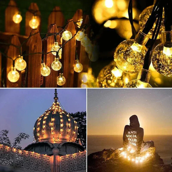 BowLift | Solaria Outdoor Solar Fairy Lights – Waterproof LED Garden String Lights (9.5m)