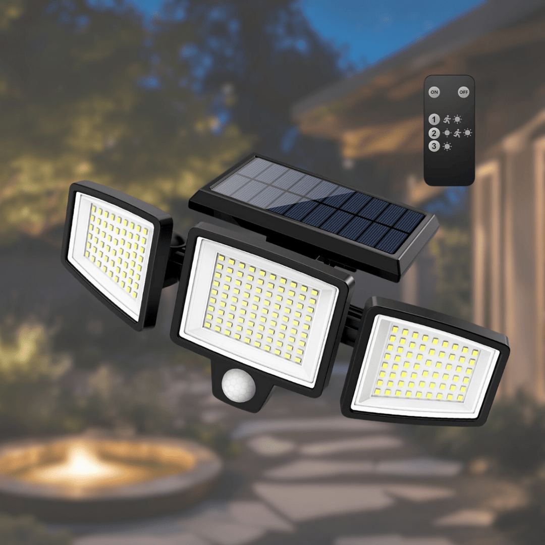 BowLift | Solar-powered security light with motion sensor & remote control