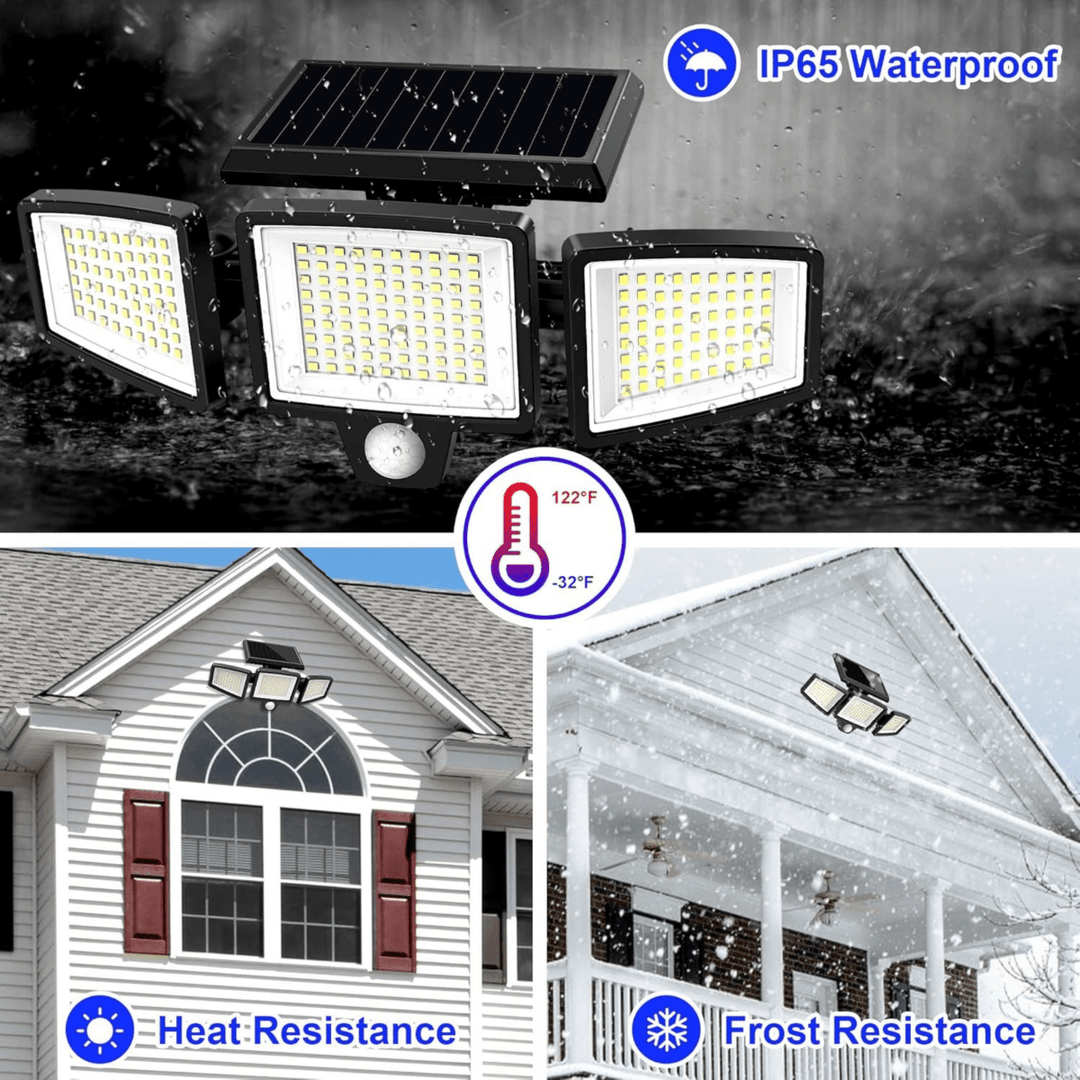 BowLift | Solar-powered security light with motion sensor & remote control