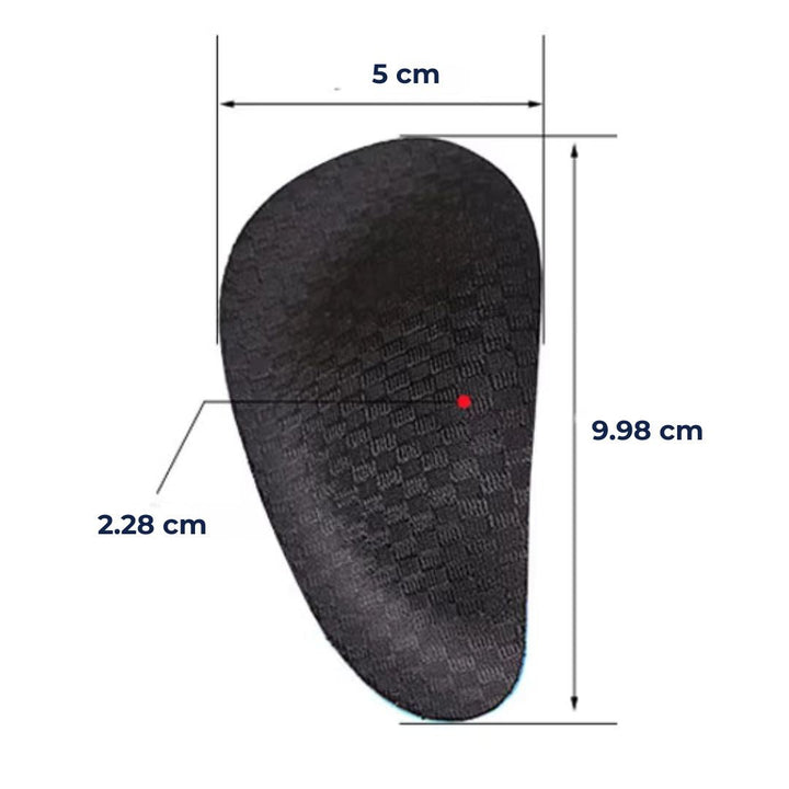 SoleEase High Arch Support Shoe Inserts | Soft EVA Foam - for Comfort Cushioning and Pain Relief Bowlift