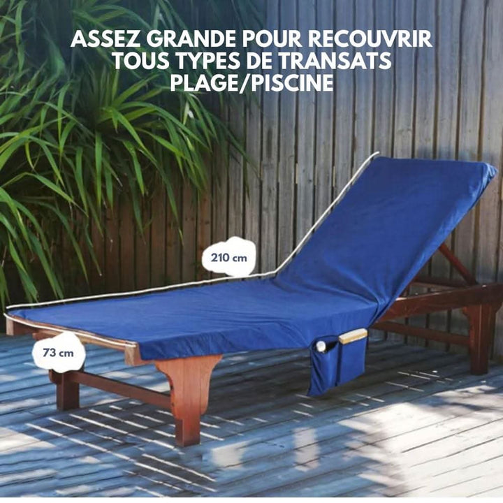 BowLift | Towel with pockets & non-slip grip for deckchairs