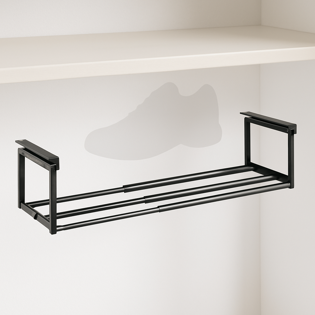 BowLift | Adjustable Metal Under Shelf Shoe Rack