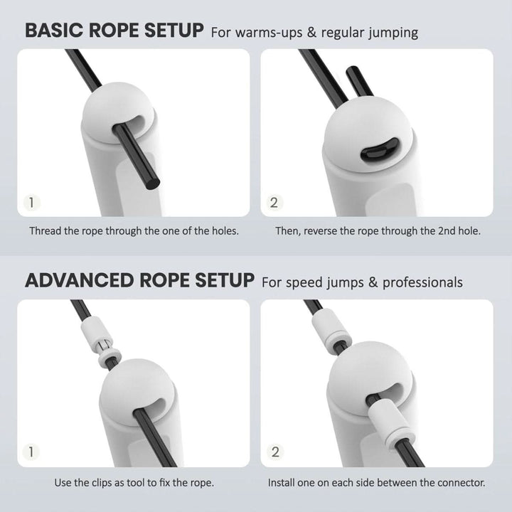 BowLift | Digital jump rope with calorie counter & adjustable length