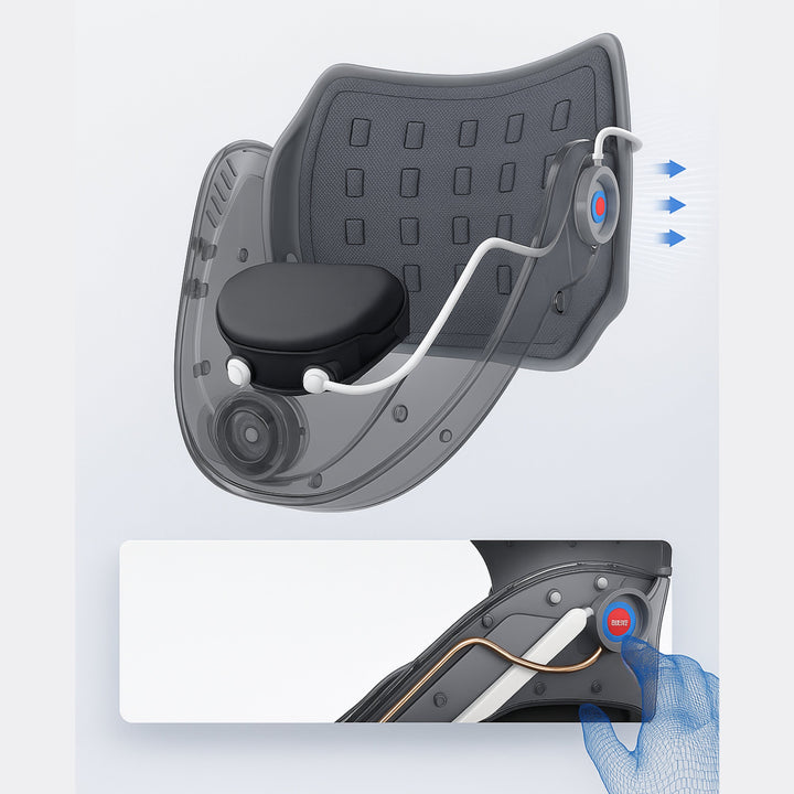 SpineEase | Neck Traction Collar – Cervical Retractor for Spinal Decompression, Nerve & Posture Support – Neck Pain Relief Aid Bowlift