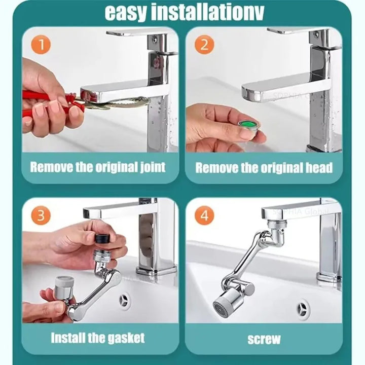 BowLift | Splash Filter 1080 Degree Rotation Faucet