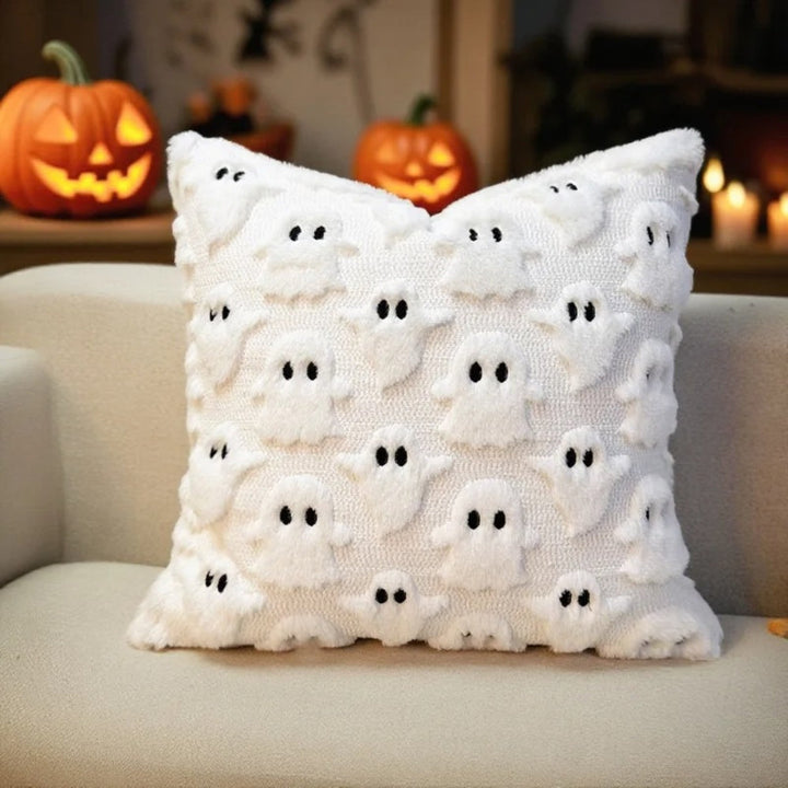 BowLift | Spooky Ghost Plush Halloween Cushion Cover