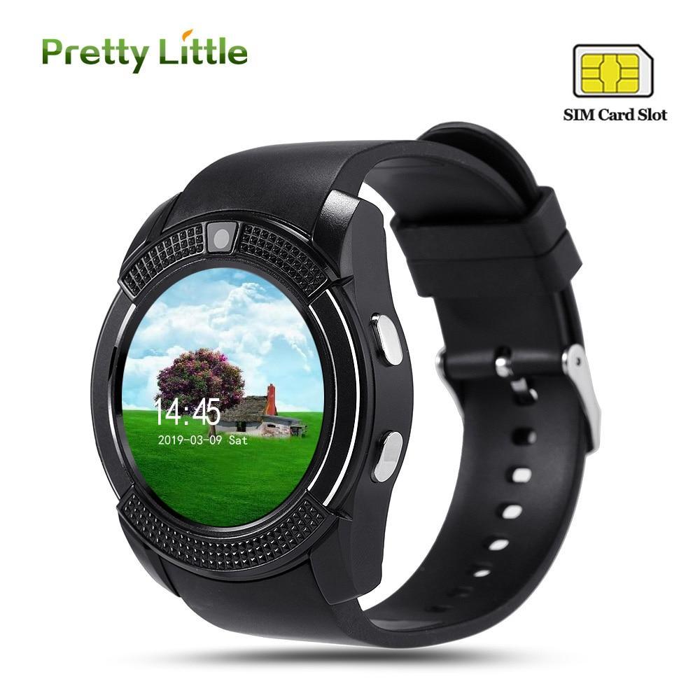BowLift | Sport Men Smart Watch v8 sim card android camera rounded Answer Call Dial Call Smartwatch Heart Rate Fitness Tracker