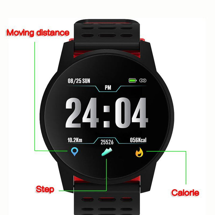 BowLift | Sport Smart Watch Men Women Blood Pressure Waterproof Activity Fitness tracker Heart Rate Monitor Smartwatch GPS Android ios