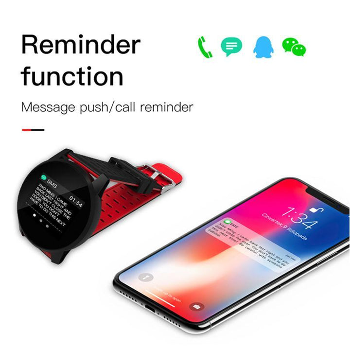 BowLift | Sport Smart Watch Men Women Blood Pressure Waterproof Activity Fitness tracker Heart Rate Monitor Smartwatch GPS Android ios