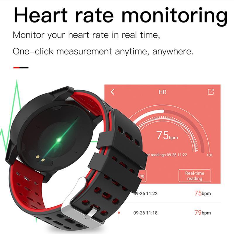 BowLift | Sport Smart Watch Men Women Blood Pressure Waterproof Activity Fitness tracker Heart Rate Monitor Smartwatch GPS Android ios