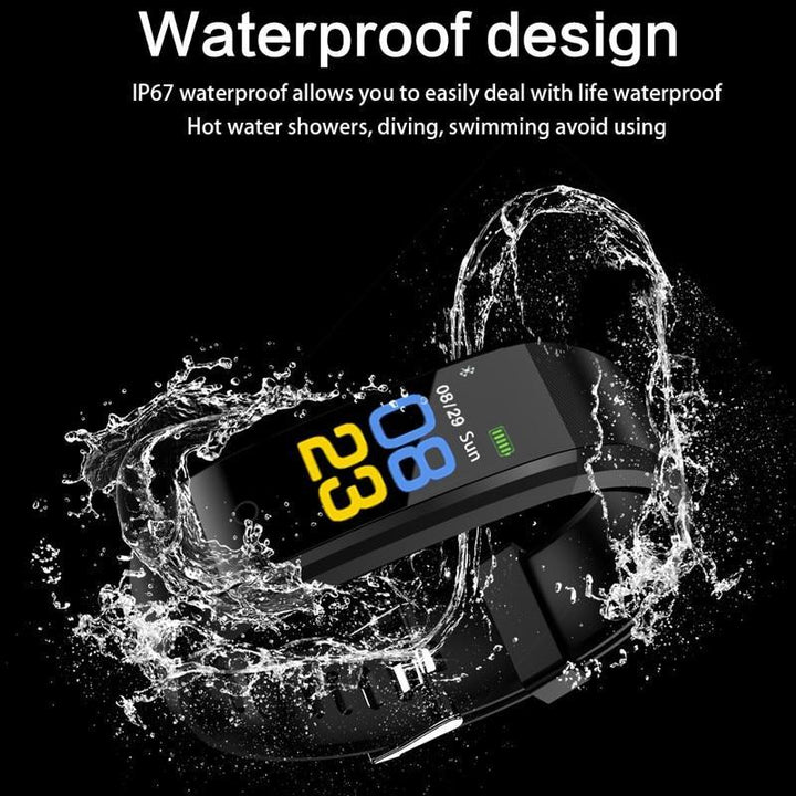 BowLift | Sports Smart Band Heart Rate Fitness Tracker Smart Bracelet Waterproof Smartband Blood Pressure Smart Wristband Smart Watch Men