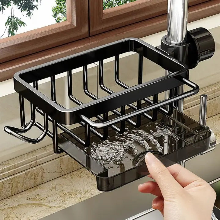 BowLift | Faucet sink organizer – stainless steel, compact and practical