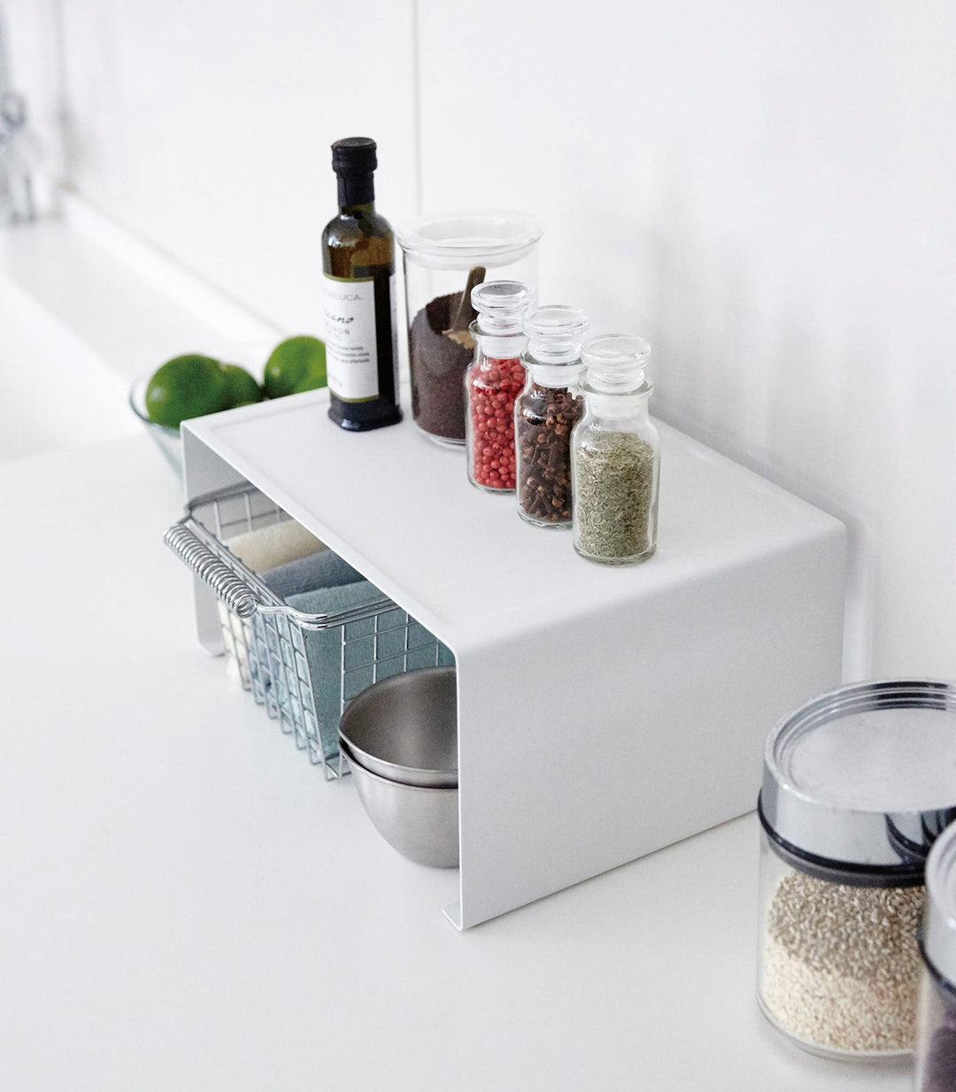 BowLift | Stackable Kitchen Shelf - Two Sizes - Steel