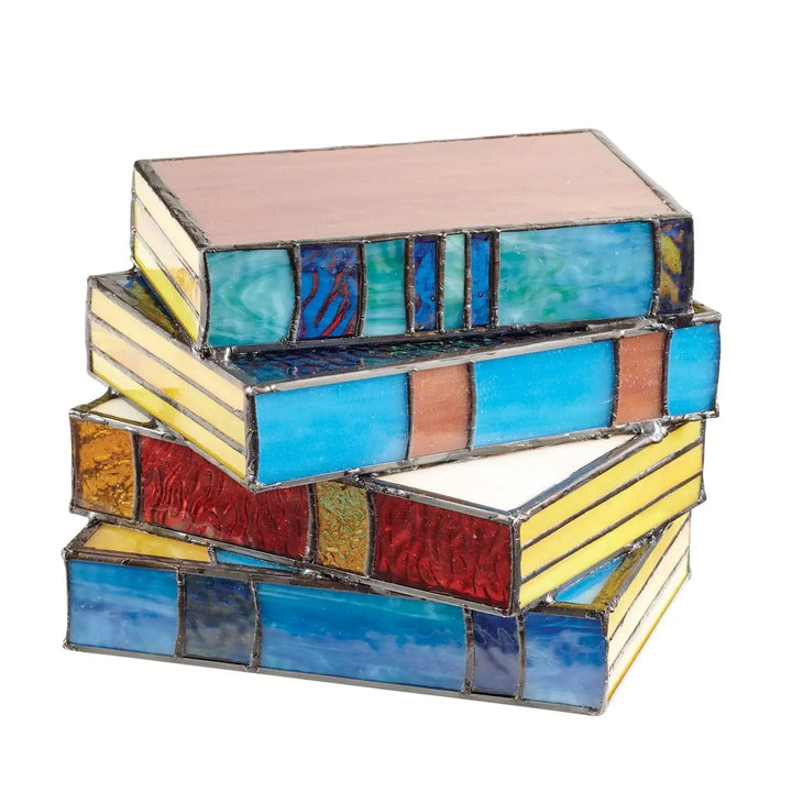 GlassNovel - Reading lamp made of colored glass Bowlift