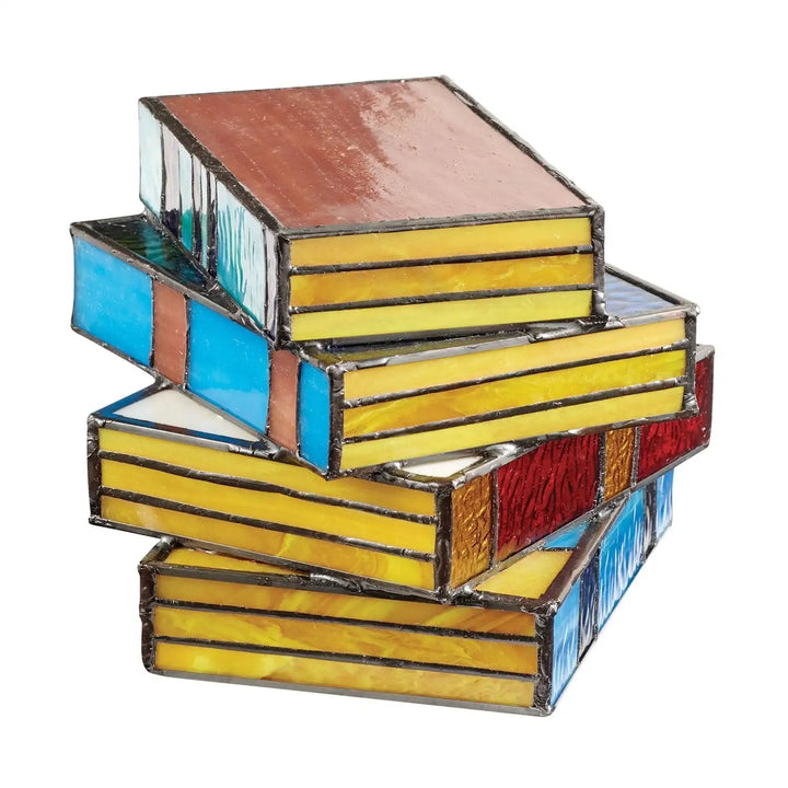 GlassNovel - Reading lamp made of colored glass Bowlift