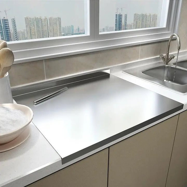 BowLift | SliceGrip – Stainless Steel Cutting Board with Non-Slip and Elevation
