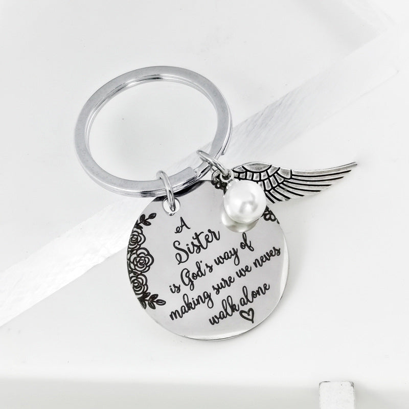 BowLift | A sister is God's way of making sure we never walk alone keychain
