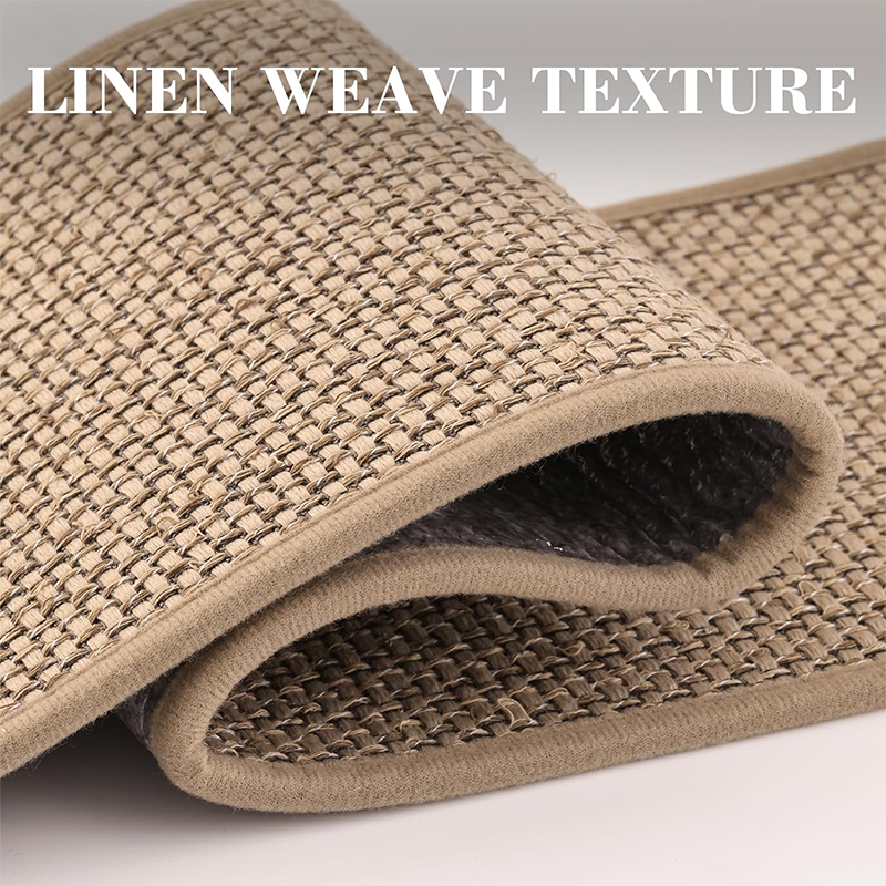 BowLift | Linen Non-Slip Stair Treads for Indoor Wooden Steps, 8" X 30" (15 Pack) Carpet Stair Treads for Pets, Kids and Elderly