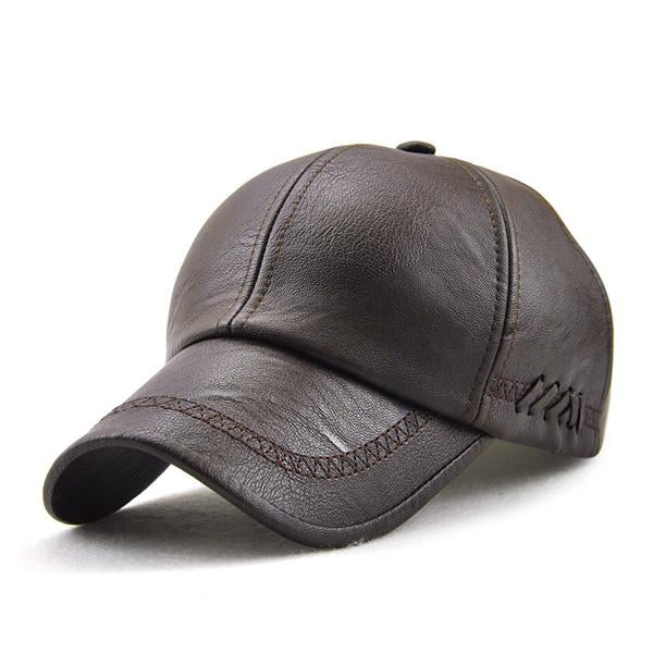 Stanley – Stylish men's baseball cap with leather look | Bowlift
