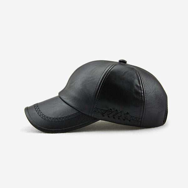 Stanley – Stylish men's baseball cap with leather look | Bowlift