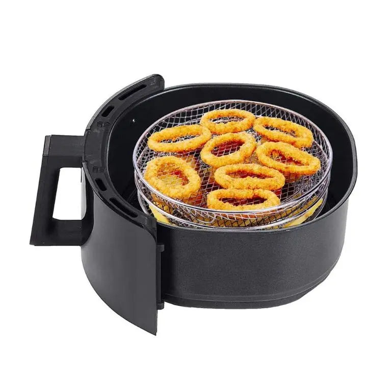 BowLift | Stackable Stainless Steel Air Fryer Rack Set (3 Pieces)