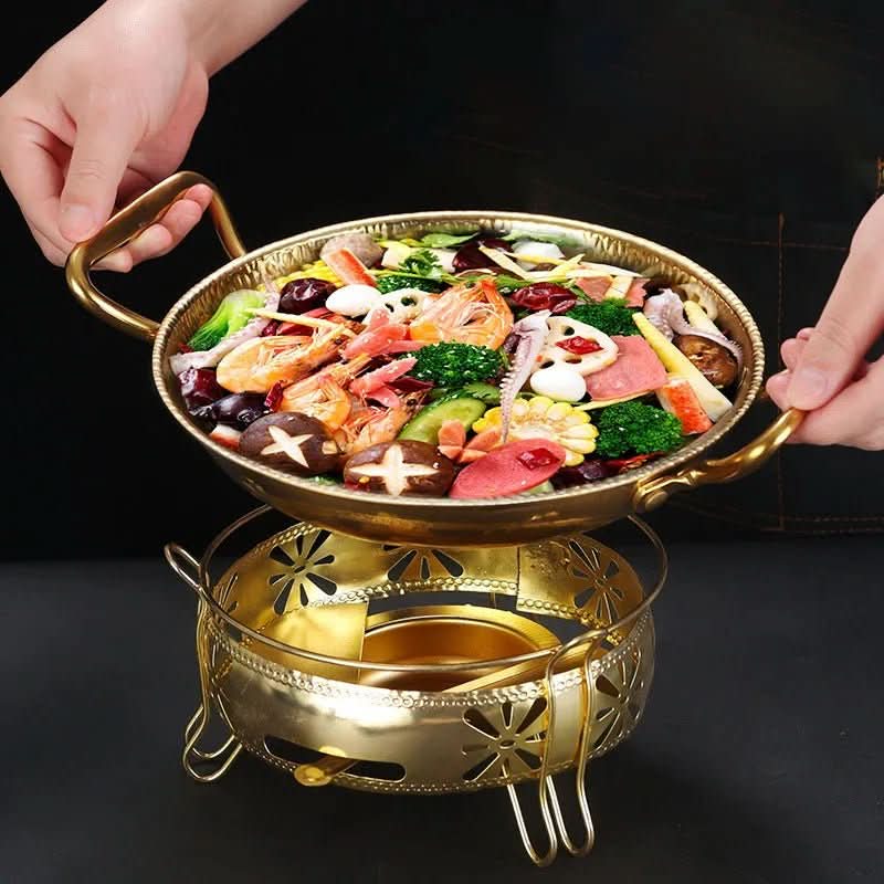 BowLift | Hammered stainless steel pot for frying, sauces & versatile cooking