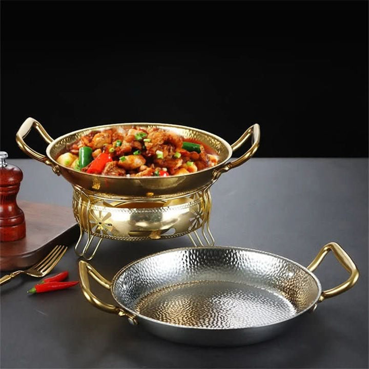BowLift | Hammered stainless steel pot for frying, sauces & versatile cooking