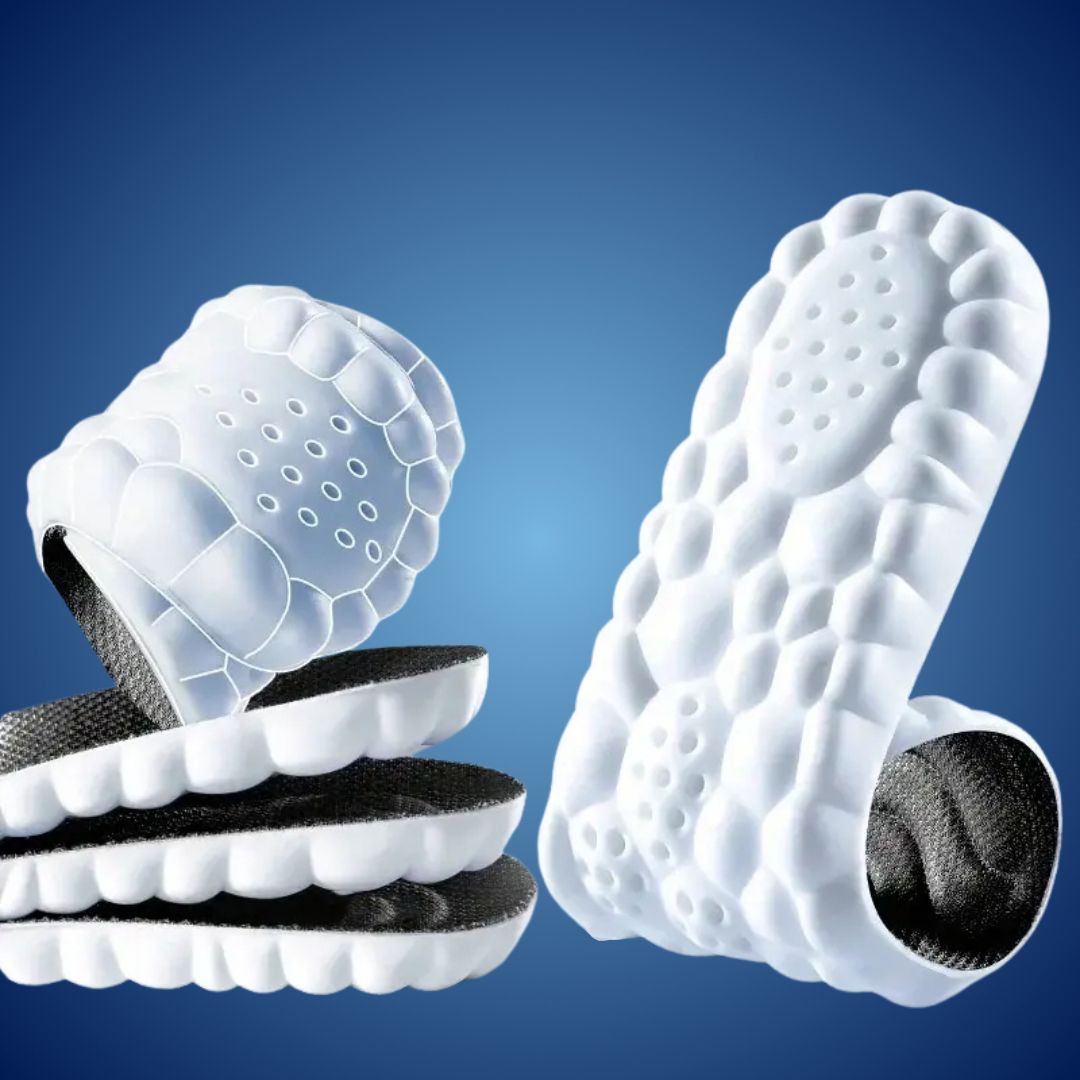 BowLift | Orthopedic Insoles for Foot Pain Relief | 4D Shock Absorption, Heel Pain Relief & Posture Support for All-Day Comfort