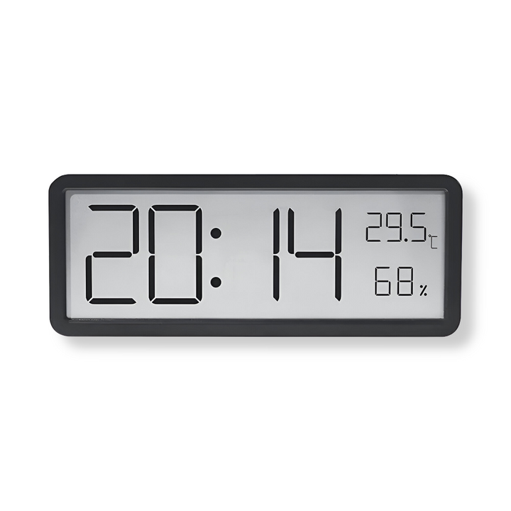 Digital LED Wall Clock – Large Display with Temperature and Humidity | Bowlift
