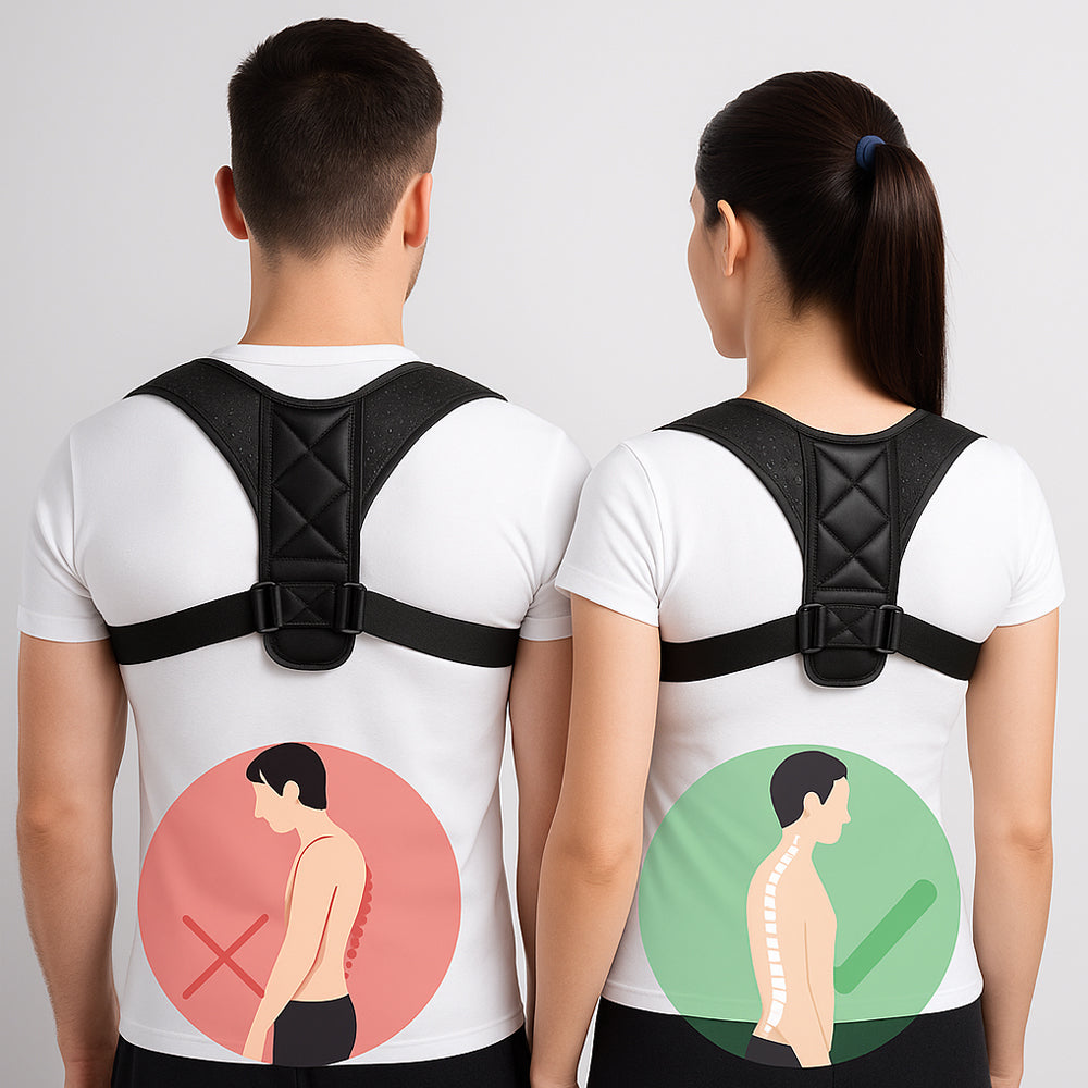 Adjustable posture-correcting back support | Bowlift