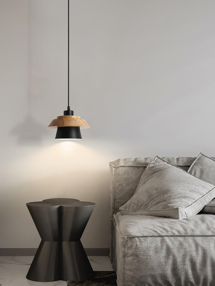 BowLift | NordicMacaron Luxury Ceiling Lamp - Scandinavian Design with Wooden Finish