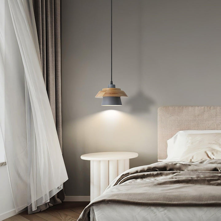 BowLift | NordicMacaron Luxury Ceiling Lamp - Scandinavian Design with Wooden Finish
