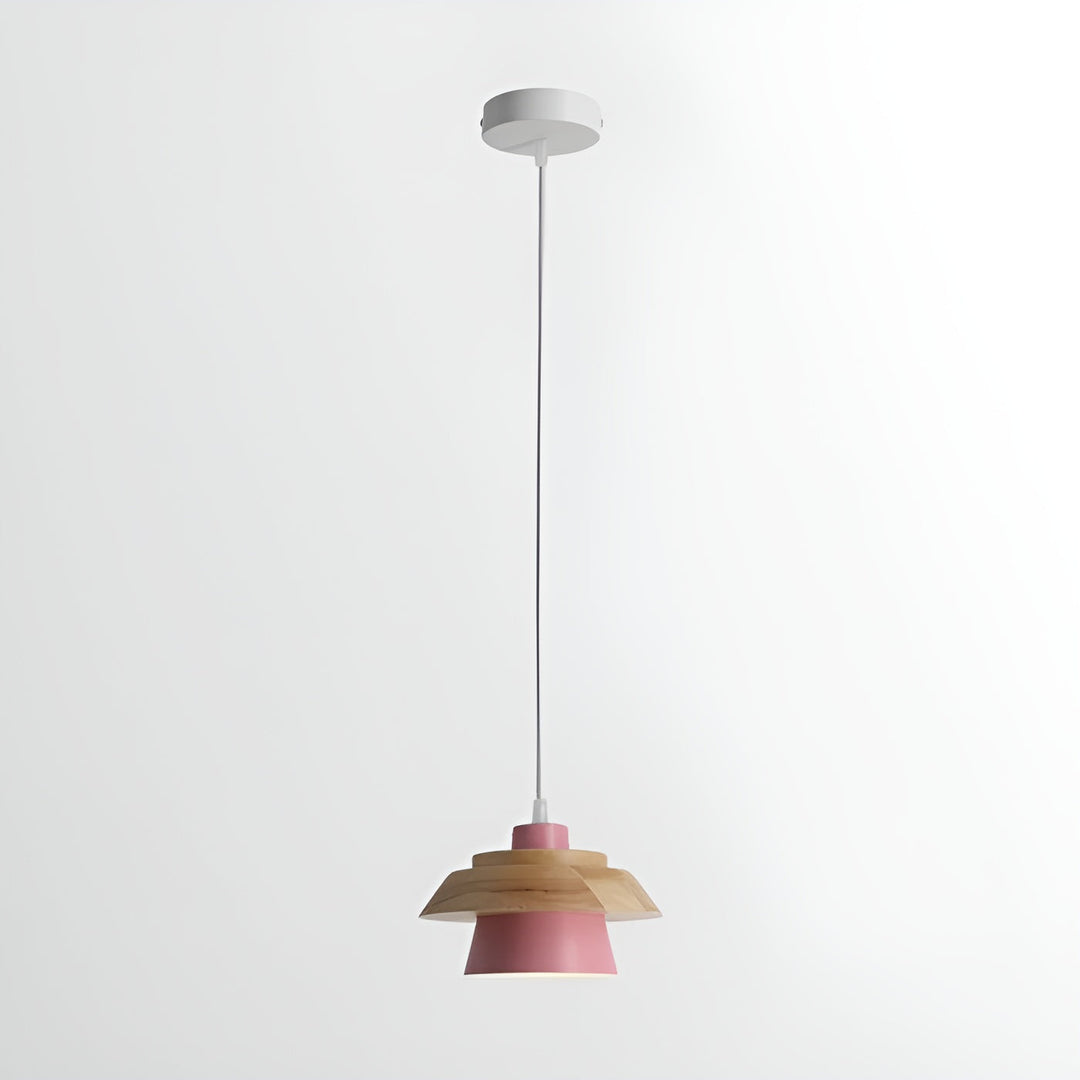 BowLift | NordicMacaron Luxury Ceiling Lamp - Scandinavian Design with Wooden Finish
