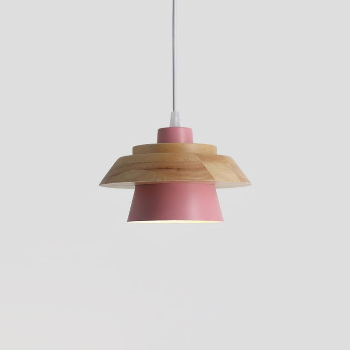 BowLift | NordicMacaron Luxury Ceiling Lamp - Scandinavian Design with Wooden Finish