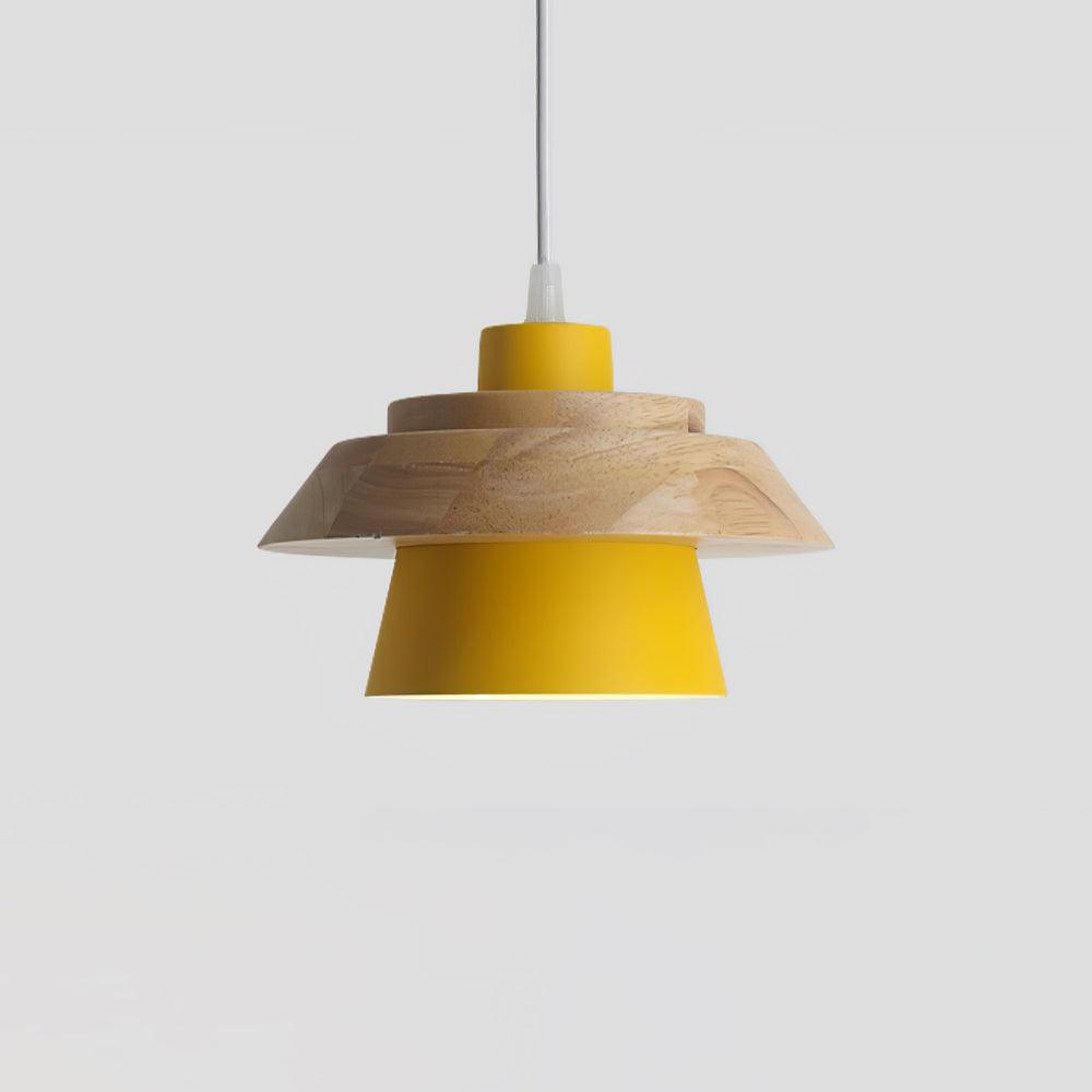 BowLift | NordicMacaron Luxury Ceiling Lamp - Scandinavian Design with Wooden Finish