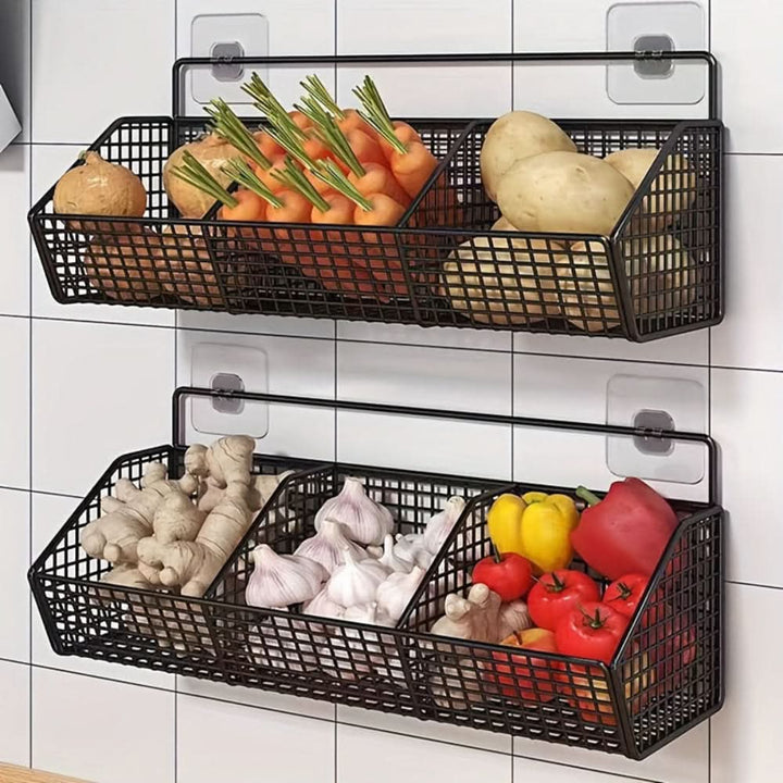 BowLift | Wall-Mounted Wire Kitchen Storage Basket