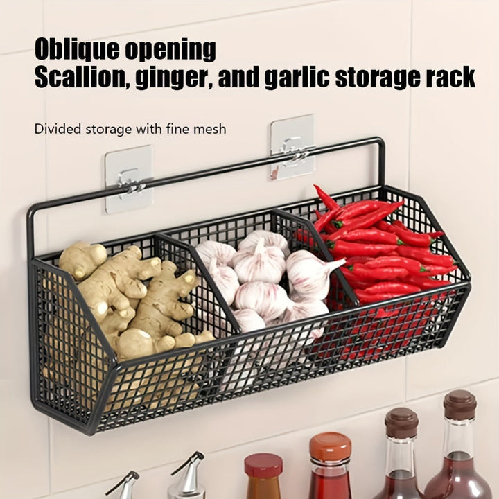 BowLift | StorGrid – Modern Wall-Mounted Wire Storage Basket for Kitchen Organisation