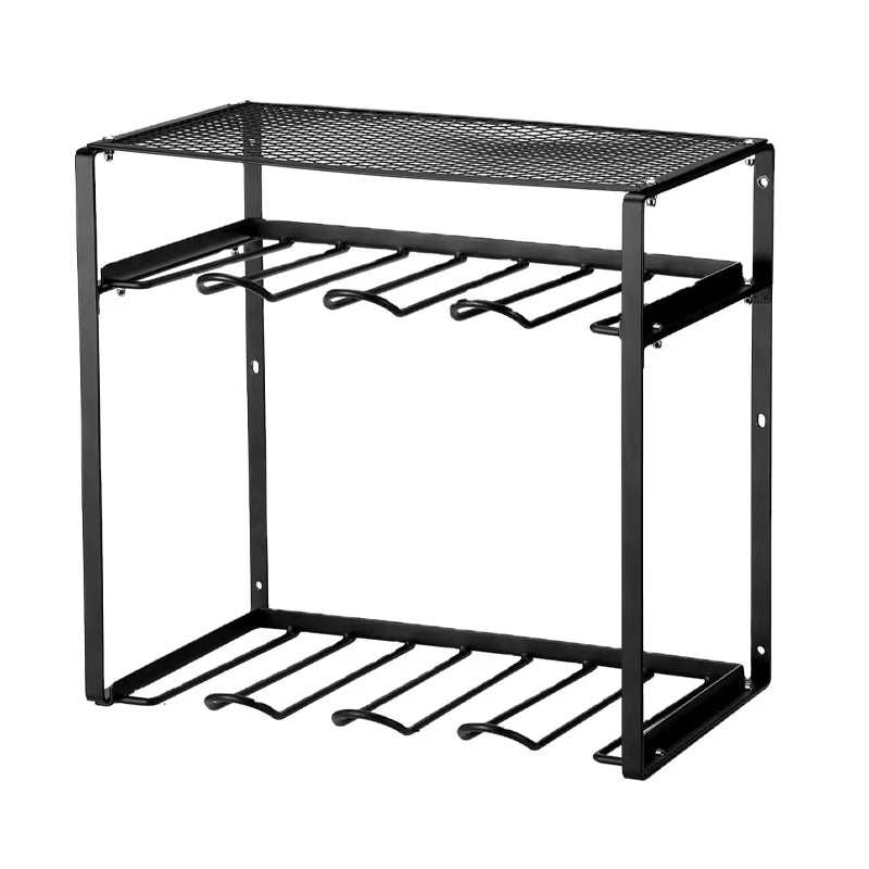BowLift | Heavy Duty Tool Shelf With 8 Drill Slots Power Tool Rack Organizer Power Tool Organizer Storage Rack