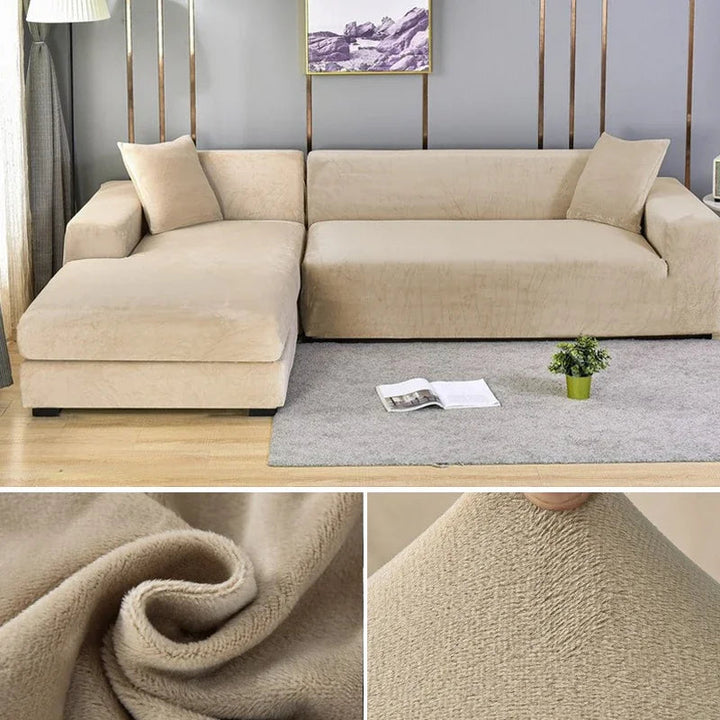 BowLift | Luxury Stretch-Velvet Sofa Cover – Stylish Protection for Any Sofa
