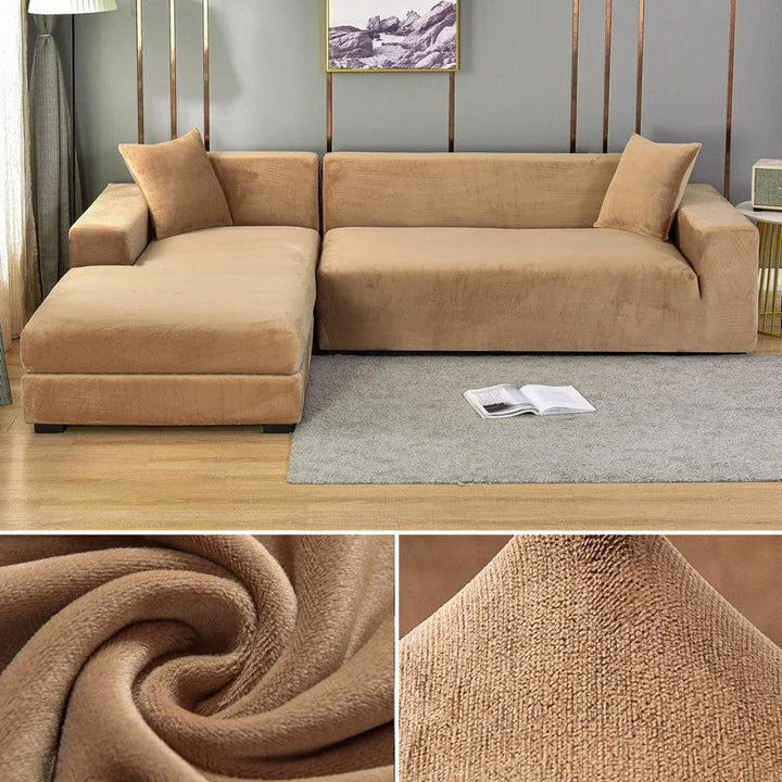 BowLift | Luxury Stretch-Velvet Sofa Cover – Stylish Protection for Any Sofa