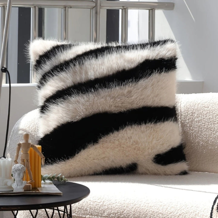 BowLift | Strié Luxe Faux Fur Cushion Cover
