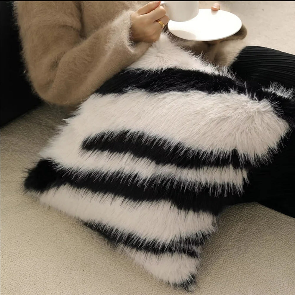 BowLift | Strié Luxe Faux Fur Cushion Cover