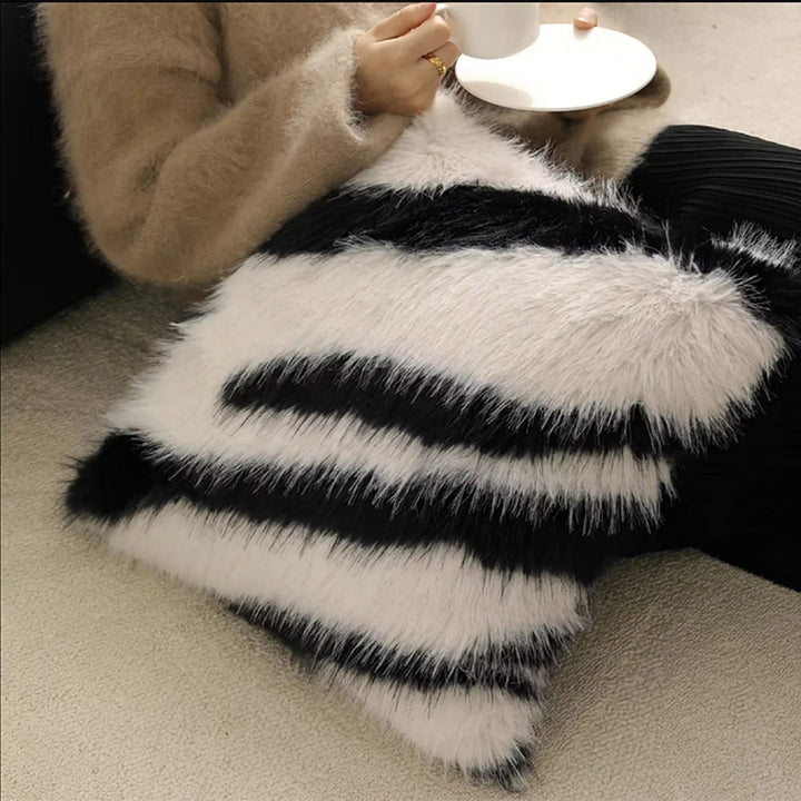BowLift | Strié Luxe Faux Fur Cushion Cover